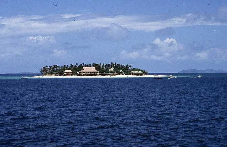 Scenic view of Fiji