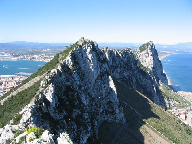 Scenic view of Gibraltar